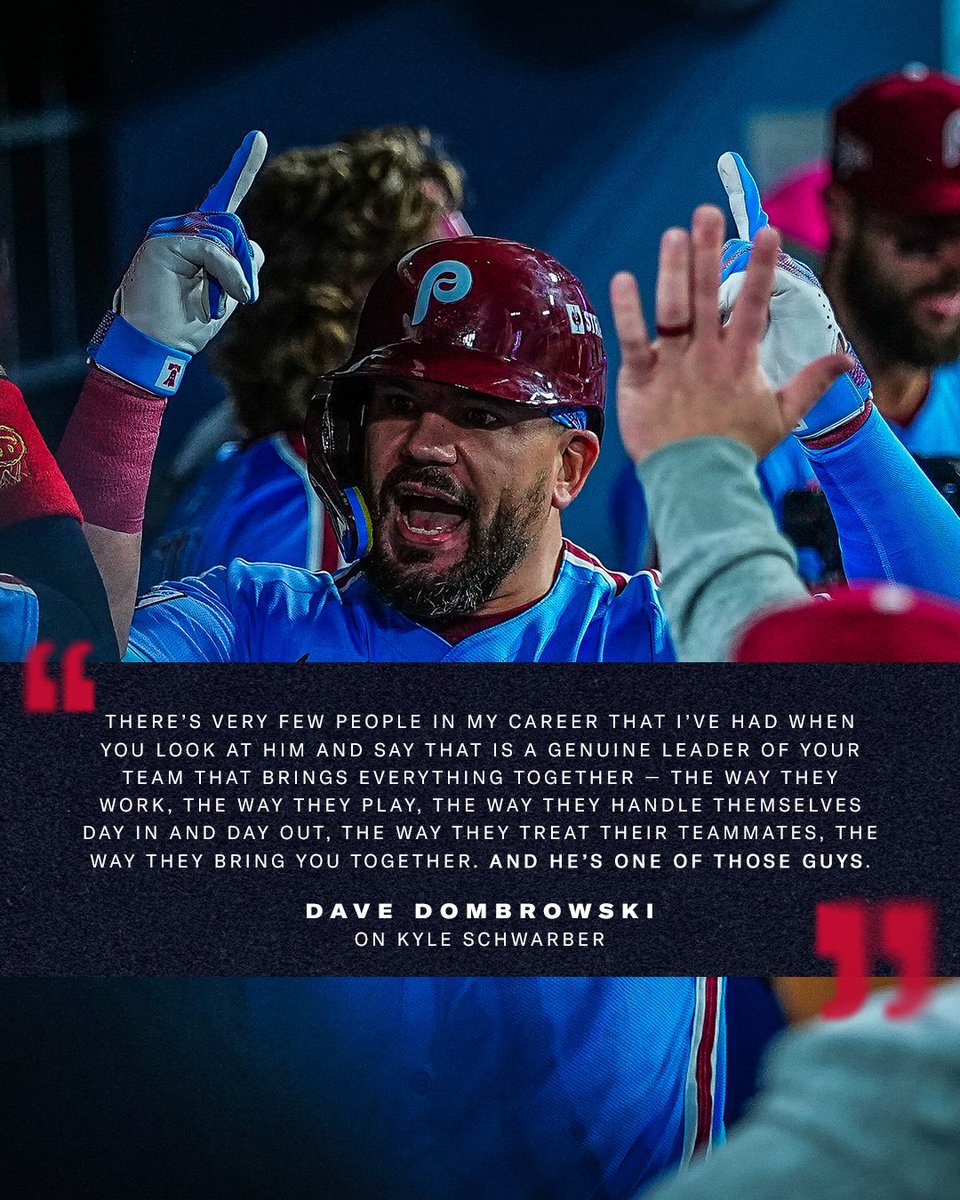 A true leader on the field, in the clubhouse and in our community ❤️💙