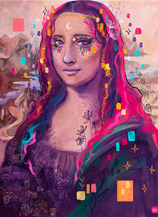 aichelangelo's tweet photo. Collected this lovely piece of art by @aestrilds a while back! Love the colors! #nftcollector #NFTs https://t.co/zqYsROTLJQ