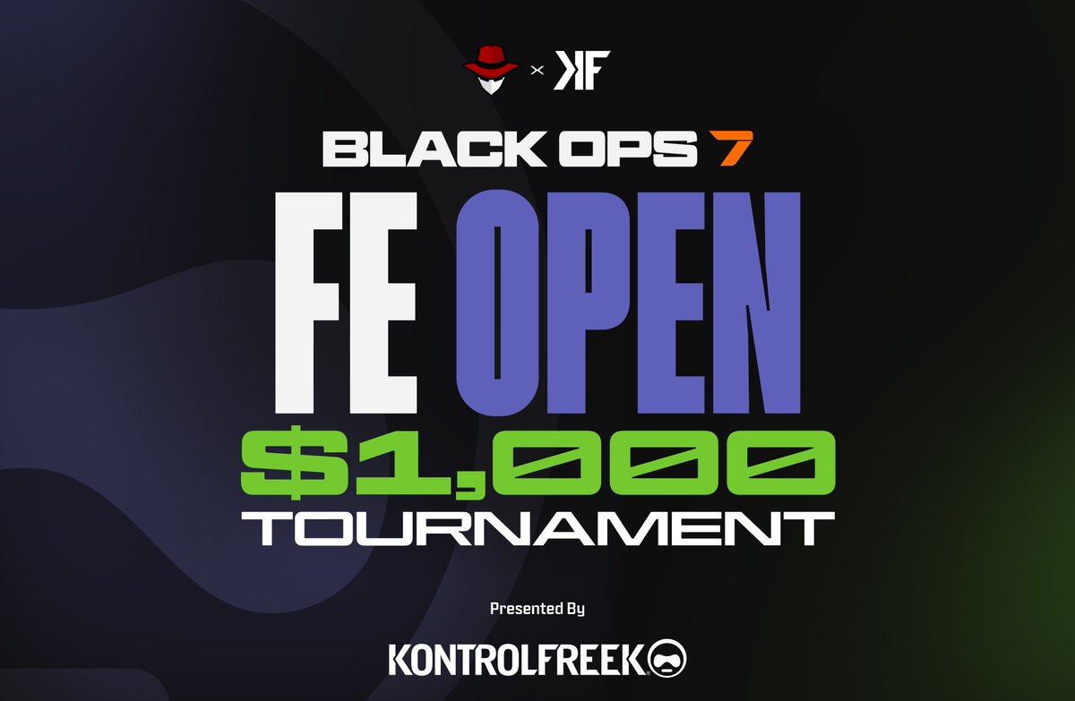 ⚔️3v3 $1k FREE ENTRY KONTROL FREEK SND⚔️

💰$1000 PRIZE POWERED BY <a href="/KontrolFreek/">KontrolFreek</a> 
📆THURSDAY @ 7:00PM EST
💸FREE FOR ALL TO ENTER

🚨SIGNUPS: esportsagent.gg/tournament/170…