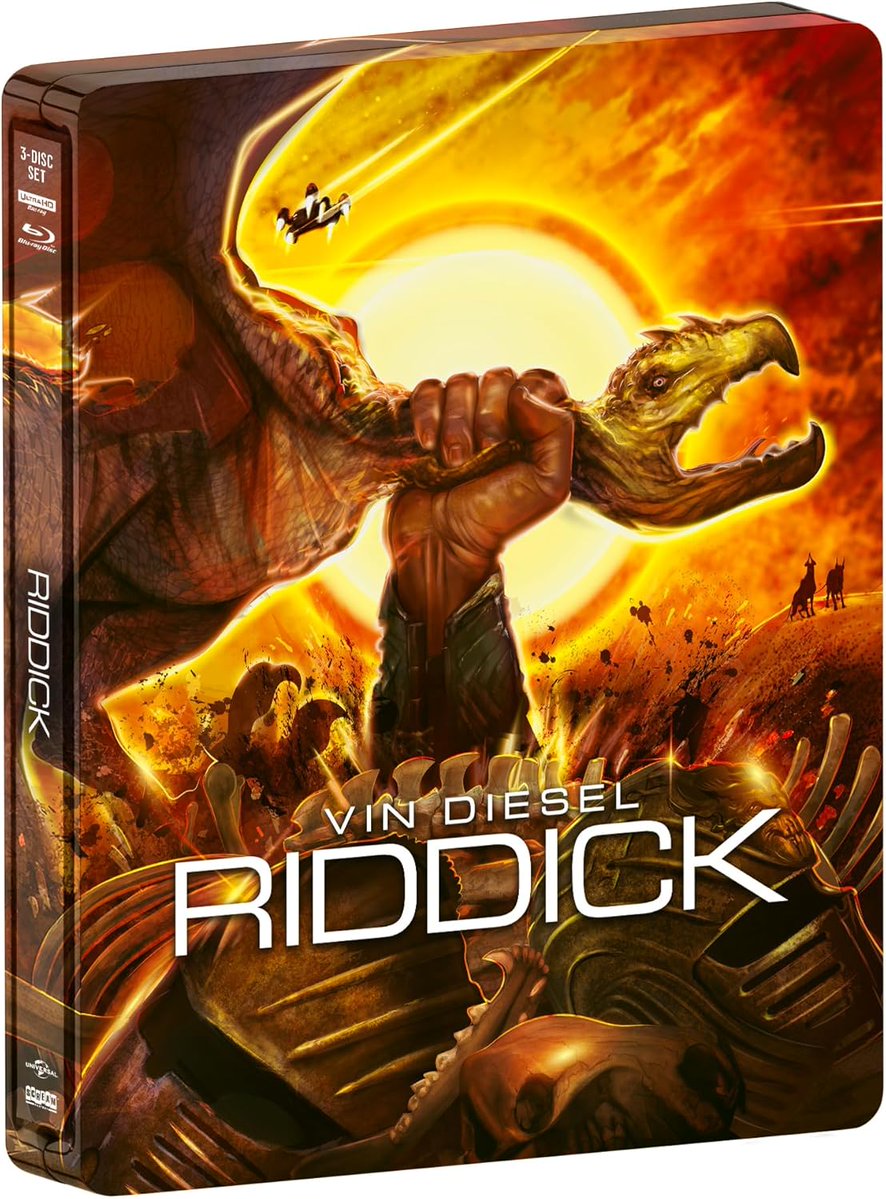 Riddick 限定CD4枚セット Riddick: Limited Edition 4K Steelbook is available on Amazon