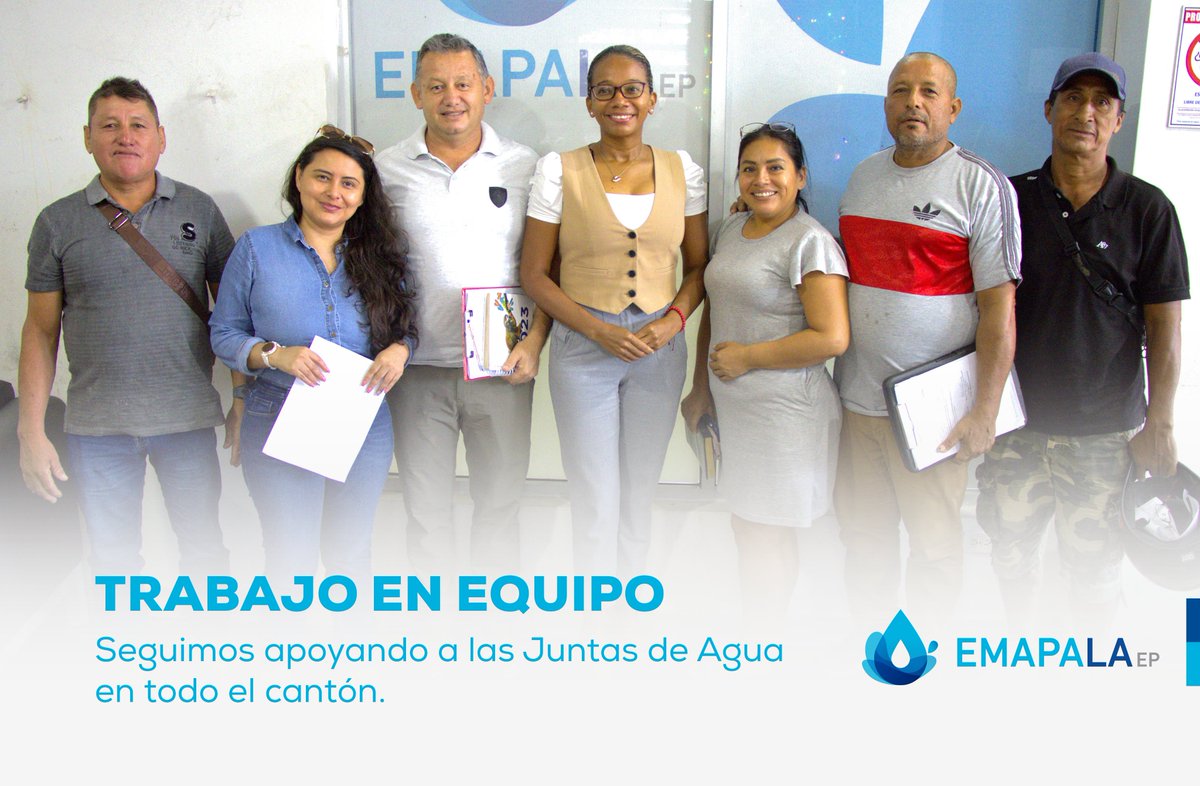 EmapalaE's tweet photo. ¡𝐉𝐮𝐧𝐭𝐚𝐬 𝐝𝐞 𝐀𝐠𝐮𝐚 𝐏𝐨𝐭𝐚𝐛𝐥𝐞, 𝐧𝐨 𝐞𝐬𝐭𝐚́𝐧 𝐬𝐨𝐥𝐚𝐬!
Juanita Villota, gerente de #EMAPALA, tuvo una reunión con representantes de la Junta de Agua Potable "Santa Marianita" de General Farfán, con el objetivo de coordinar acciones para el proyecto de agua. https://t.co/HbjqSLWgSt