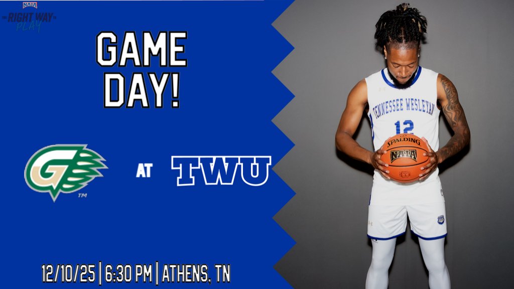 twbulldogs's tweet image. IT'S GAMEDAY! @twuhoops takes on Georgia Gwinnett College for the first time ever this evening in James L. Robb Gymnasium. GAMEDAY info ⤵️:
📍Athens, TN
⏰6:30 PM ET
🏀vs. GGC
📈bit.ly/3KU8eds
📹bit.ly/4p1t1Lc
#TheRightWayToPlay 
@DPASports