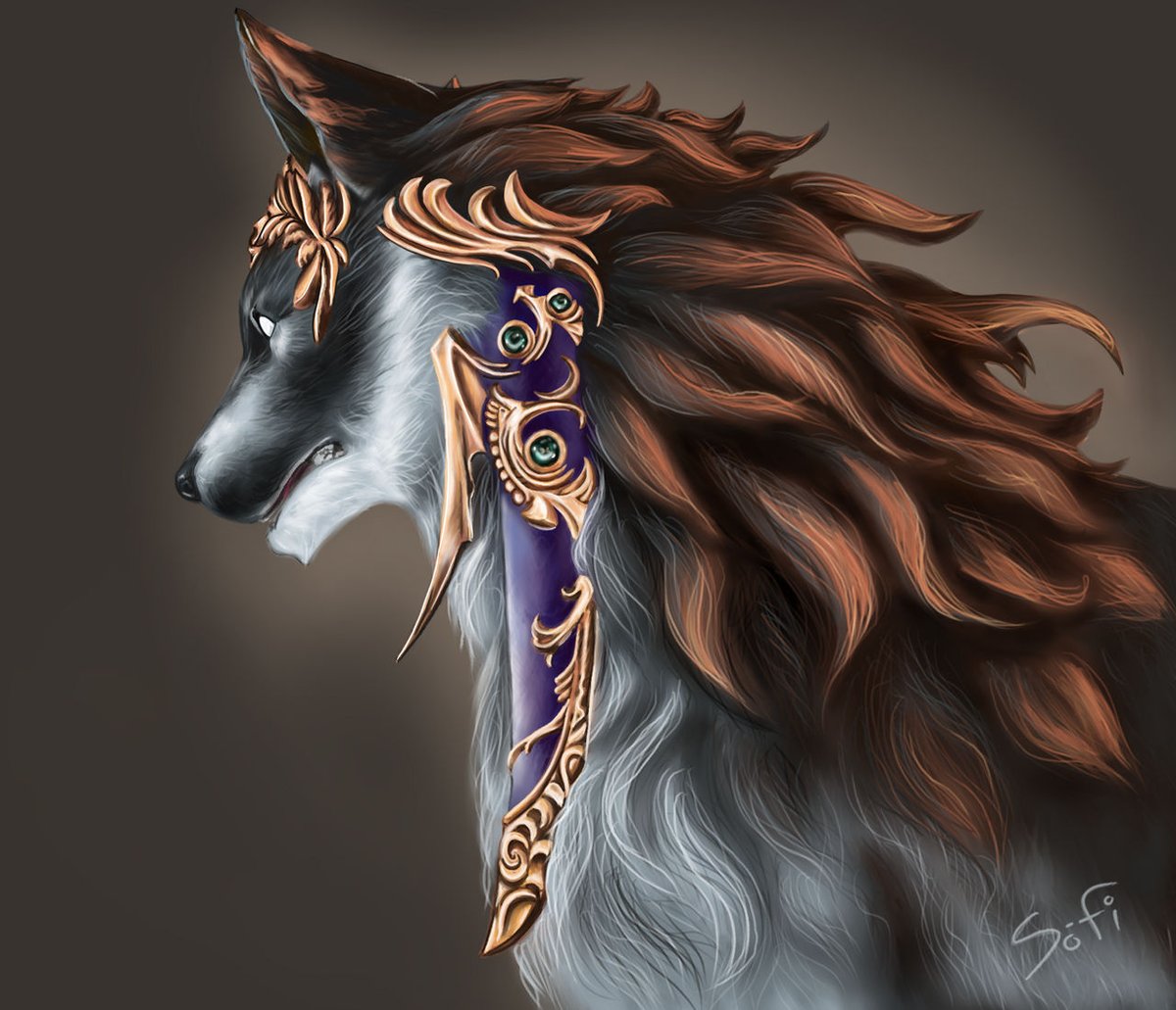 Sofiimagines's tweet image. Thought I'd offer something a bit different from what I usually post  today. Here's one of my digital paintings rendered in Clip Studio Paint from when I was learning how to create digital art. This is fan art of Dalamud from the game FFXIV.

#art #visualartist #digitalpainting