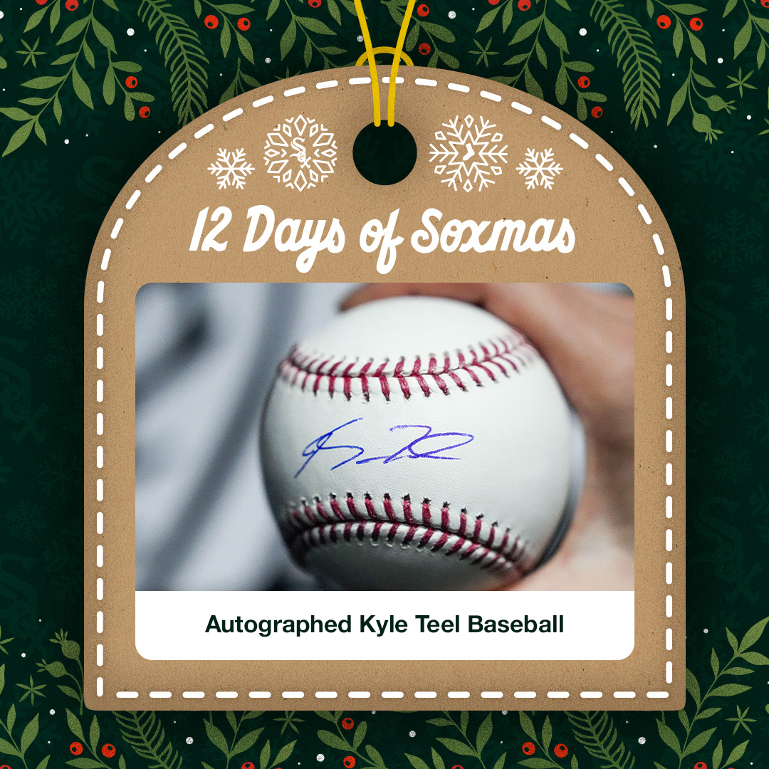 On the 10th day of Soxmas…
REPOST for a chance to win an autographed Kyle Teel baseball.