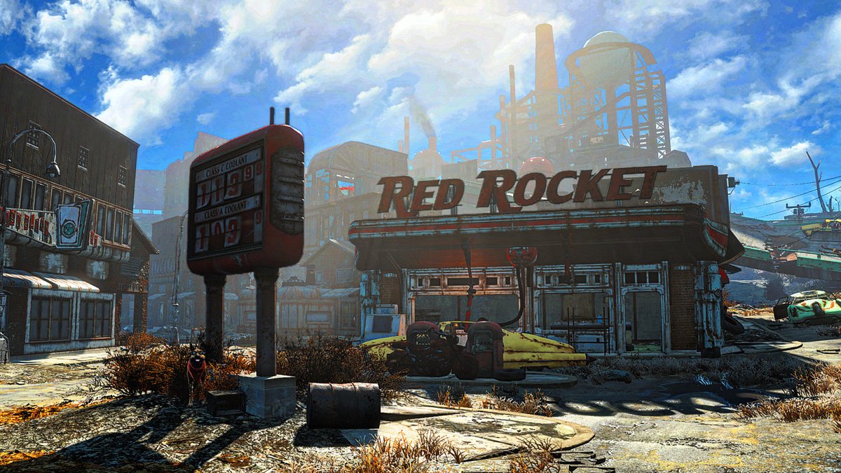 Red Rocket Station near Corvega Assembly Plant | #Fallout4 #DigitalPhotography