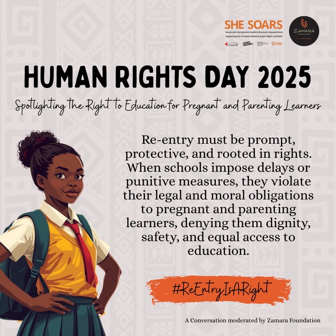 mugure_tabitha's tweet photo. Many girls in Kenya, pregnancy during adolescence is not a personal failure, it is the outcome of systemic neglect, unsafe schools, inadequate sexual and reproductive health
education, & patriarchal norms that deny girls agency over their bodies. #ReEntryIsARight #ZamaraVoices https://t.co/mRwkMl8GUr