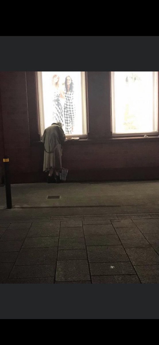 duzBme's tweet photo. Ireland 🇮🇪 Dublin 2020 - who remembers?
Sam a young homeless child eating from cardboard box.
Elderly lady in her golden years eats her dinner alone from a plastic bowl on shop window ledge.
It’s not even “SHOCKING” anymore because it’s so much worse in 2025 https://t.co/crU9dAgYdA