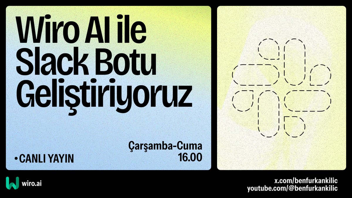 Slack'te konuştuğumuz konuları Linear'a taşımaya üşeniyordum. Bunun için bir bot geliştireyim diye düşünürken <a href="/WiroAI/">Wiro</a> ve <a href="/oozn/">onur ozcan</a> ulaştı #işbirliği için. 

Kendileri ile mini bir seri çekmeye başladık. İlk bölüm az önce tamamlandı. Göz atmak isterseniz ilk bölüm aşağıda 👇
