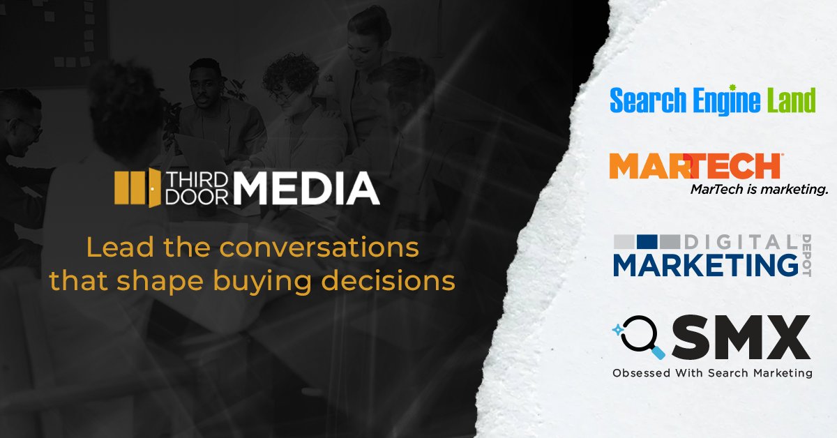 Influence starts early. Be the brand prospects consider first. #MarTech #B2BMarketing thirddoormedia.com/connect-with-m…