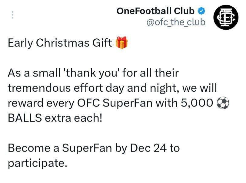 Let's go <a href="/ofc_the_club/">OneFootball Club</a> 
#onefootball
<a href="/OneFootball/">OneFootball</a> 
⚽⚽⚽