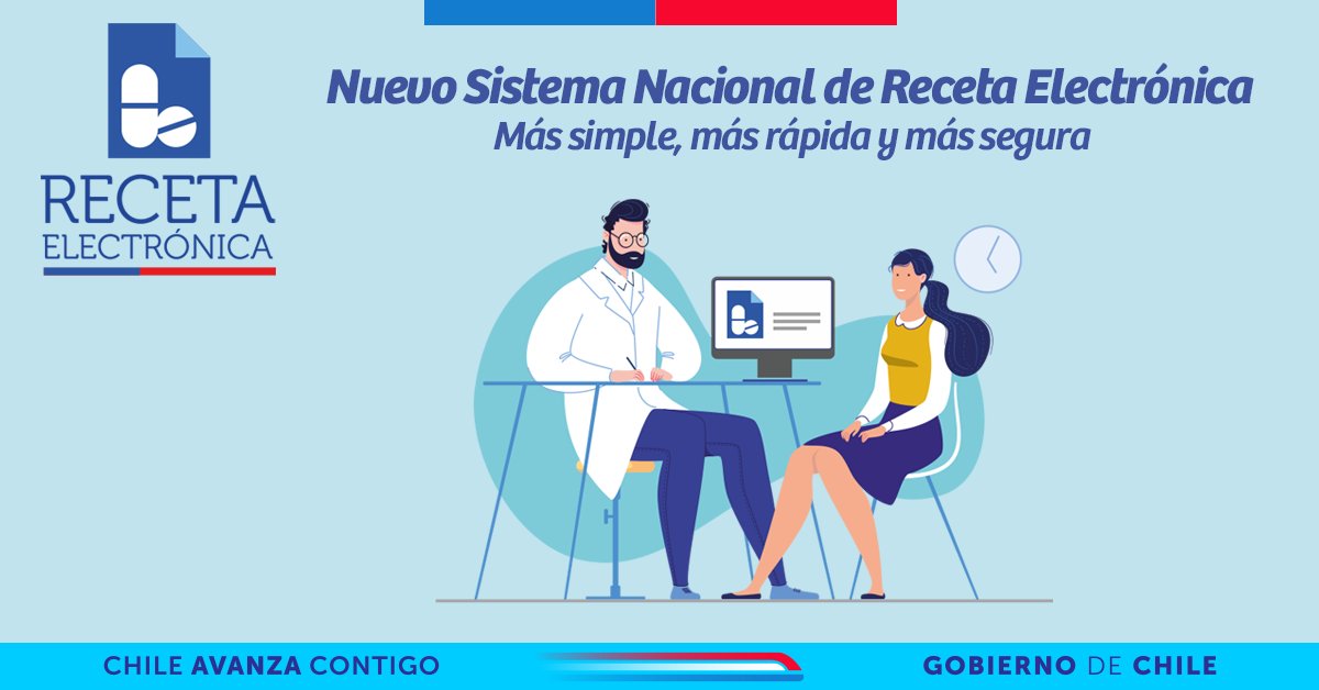 ¡El Nuevo Sistema Nacional de Receta Electrónica ya está en marcha!

Se trata de una herramienta que moderniza la prescripción médica, facilitando el acceso a tratamientos de manera más simple, más rápida y más segura. 👏🏼

Más información-> minsal.cl/nuevo-sistema-…