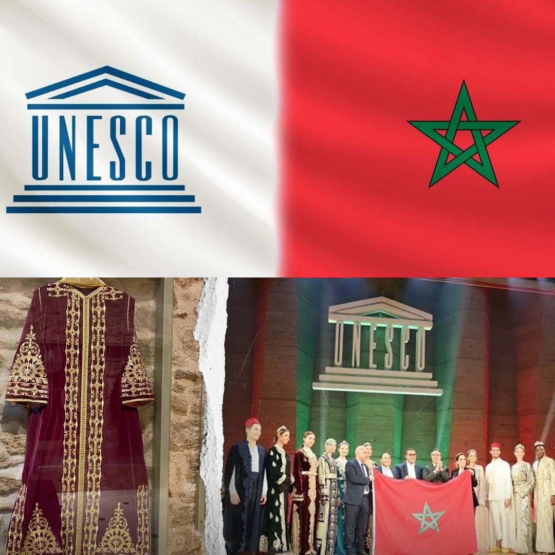 #UNESCO inscribed 🇲🇦"Moroccan Caftan: Art, Tradition &amp; Skills" on the Representative List of the Intangible Cultural Heritage of Humanity. This recognition reflects the international community's appreciation for the enlightened Royal Vision in favor of preserving cultural