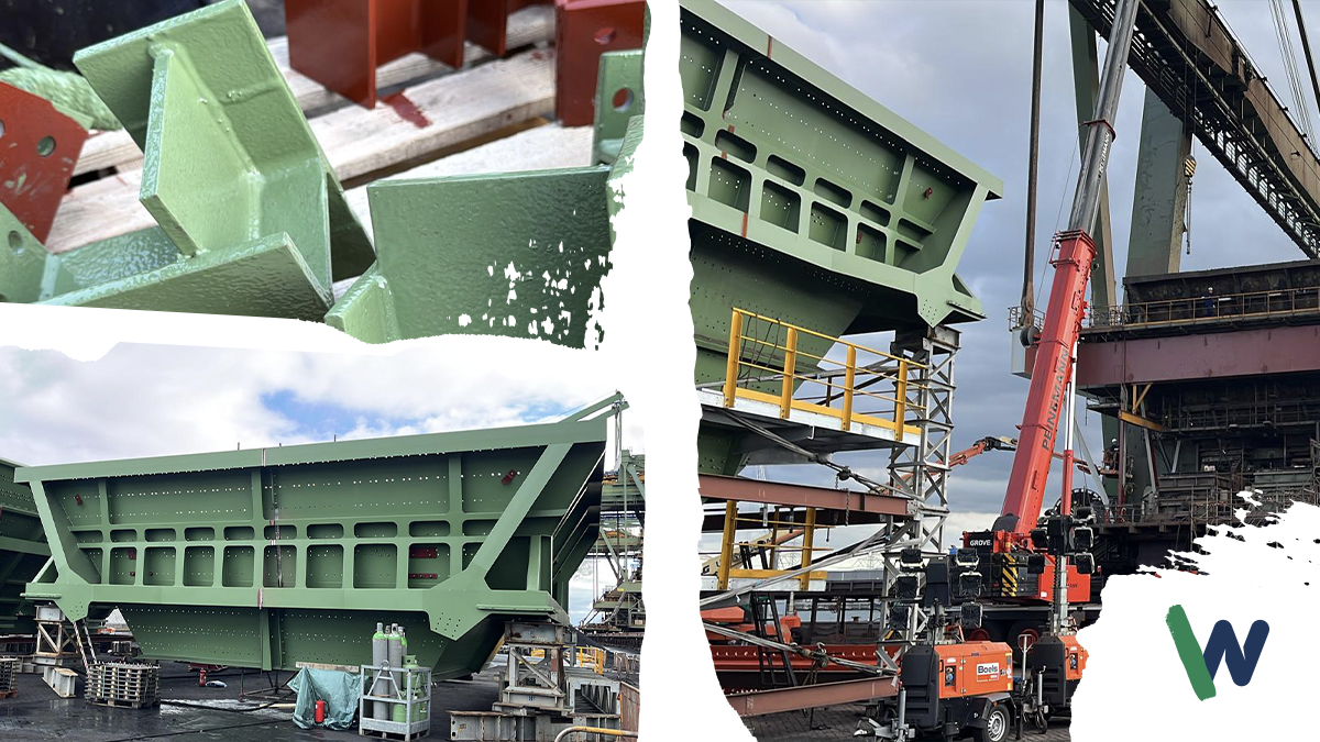 wijvanWEST's tweet image. Conserveringswerk in opdracht van HES Bulk Terminal Rotterdam op de Maasvlakte! Lees verder in het interview met Admir op onze website: bit.ly/3YkkG9r.
#westbv #wijvanwest #conserveren #hesbulkterminal