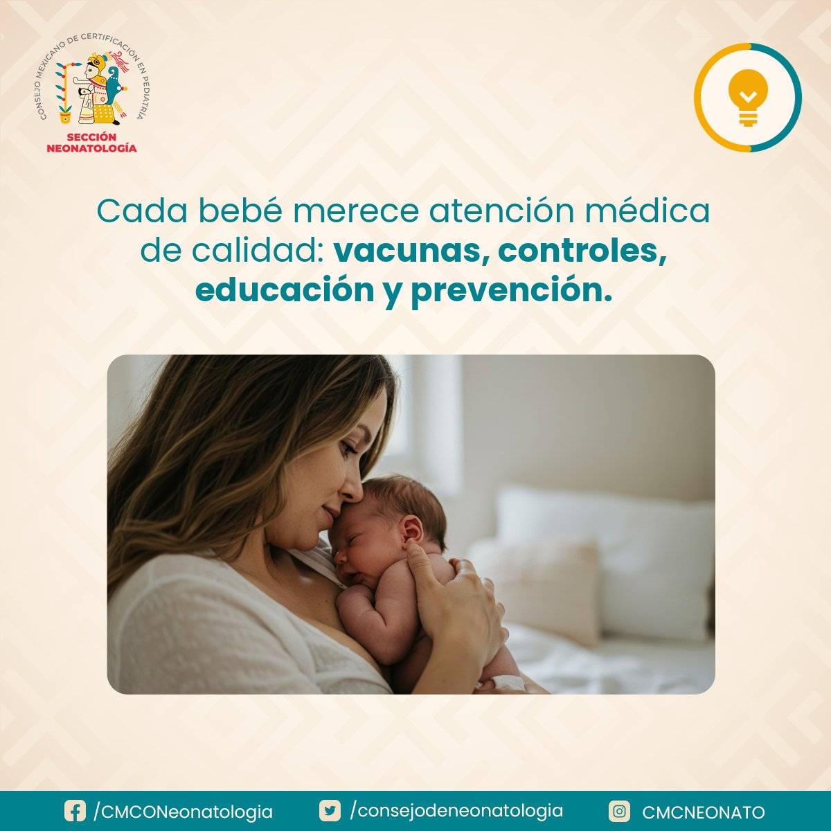Cada bebé merece atención médica de calidad: vacunas, controles, educación y prevención. Hacer realidad la Cobertura Sanitaria Universal es promover salud desde el día uno.