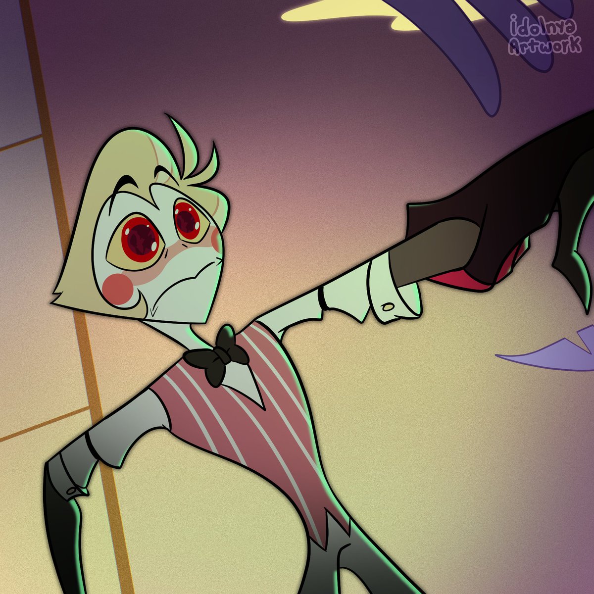 Cosodraws's tweet photo. My humble expectations on next season☝️✨(?

#hazbinhotel #radioapple #LuciferMorningstar #alastor https://t.co/CetkBRzRs9