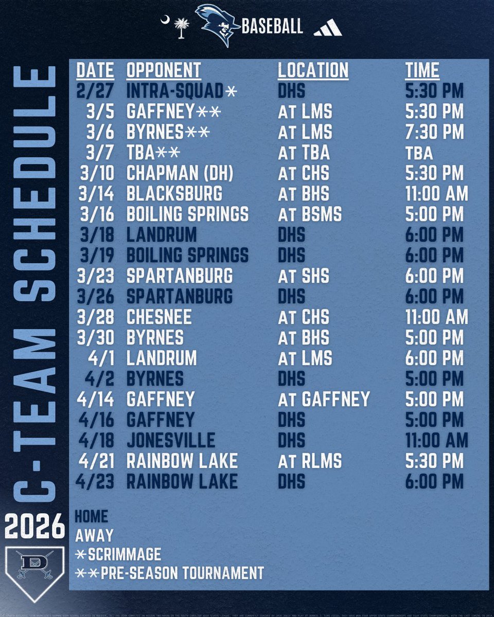 Dorman Baseball tweet media