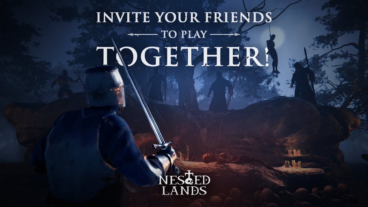 Surviving the plague is tough… surviving *alone* is even tougher.
If you know someone who’d love crafting, chaos, and chasing occultists — invite them to sign up for the Nested Lands playtest now! 

Apply here: store.steampowered.com/app/2553040/Ne…

Then team up, build a village, and try not