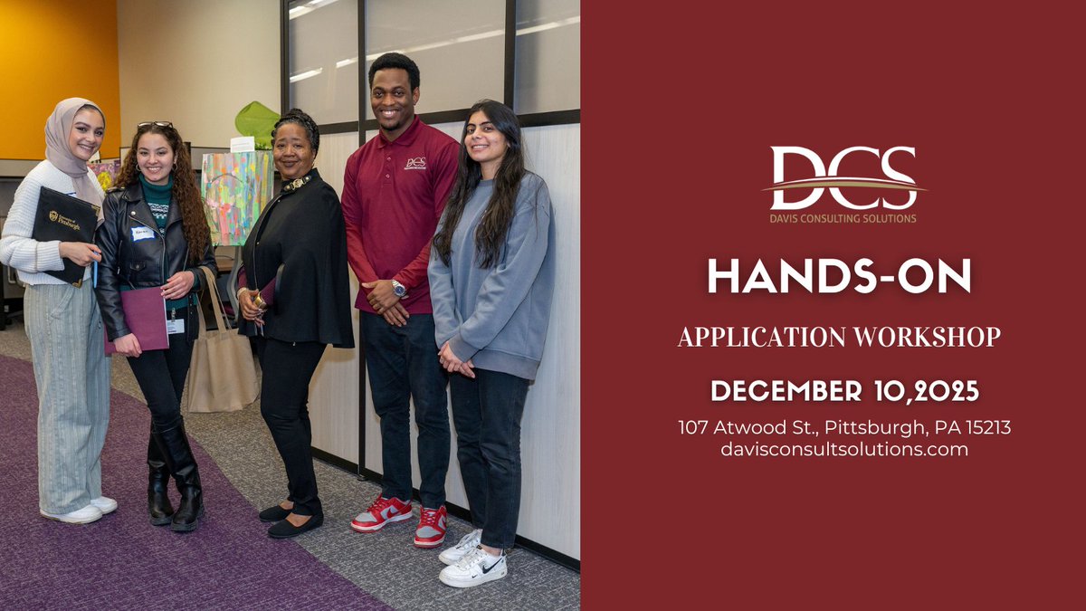 Application Workshop with DCS &amp; UPMC CCRC on Dec 10, 1–3 PM. Learn how to navigate the UPMC Careers site and submit strong applications. #UPMCCareers #DCS

📍 UPMC Construction and Community Resource Center, 107 Atwood St, Pittsburgh, PA 15213, USA