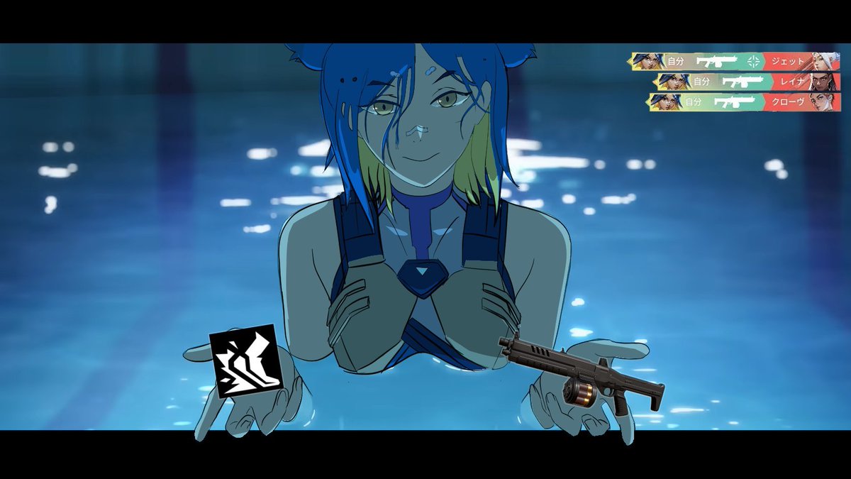 #今年も残りわずかなので今年一番伸びた絵を貼る 

デンジくん、VALORANTの勝ち方教えてあげる