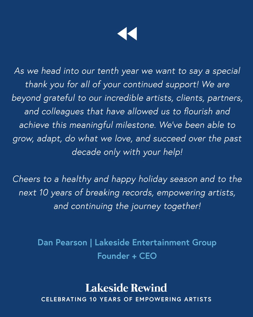 Lakeside Entertainment Group tweet media