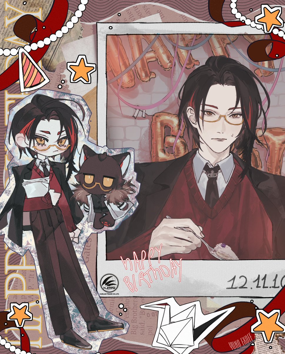 yunoake_chi's tweet photo. お誕生日おめでとうございます!🎉🍰

#ノーシス #アークナイツ  #明日方舟 https://t.co/cy2vuCMjcB