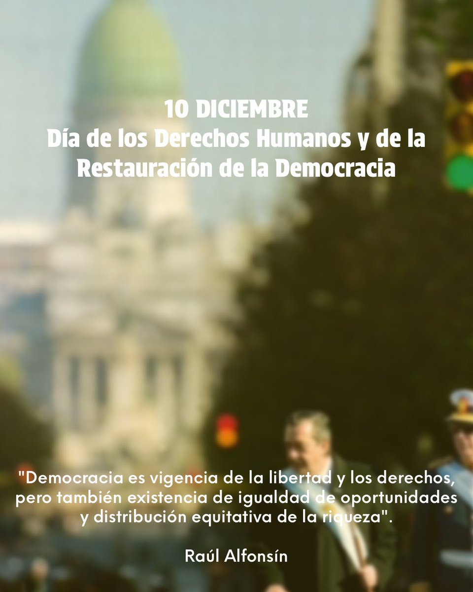 Stolbizer's tweet image. 10 Diciembre 
Día de los Derechos Humanos y de la Restauración de la Democracia