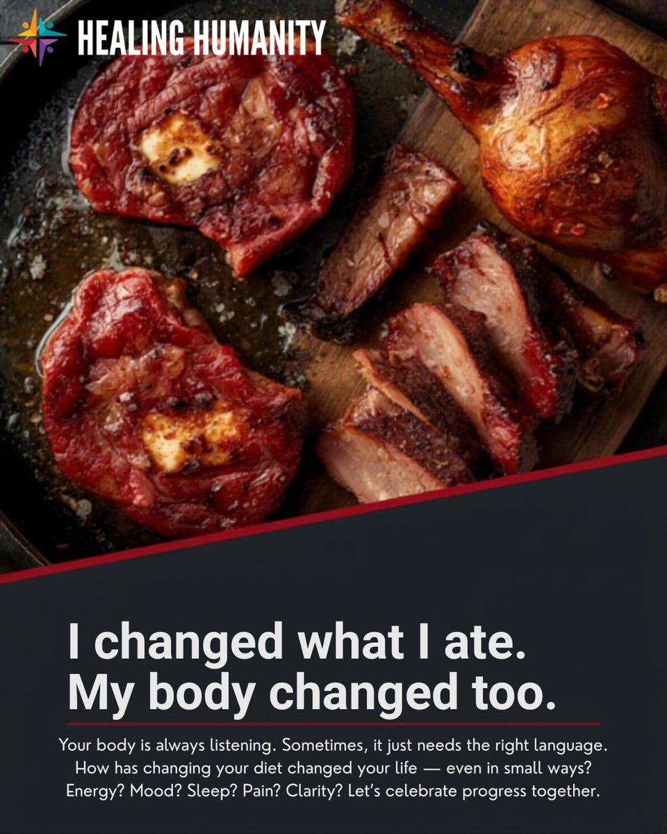 HHDocumentary's tweet photo. Your body speaks a different language when you feed it real food — sometimes the transformation is slow, sometimes it’s instant, but it’s always powerful.
Tell us: What’s one positive change you’ve noticed since adjusting your diet?
Your story might inspire someone today. ✨ https://t.co/paD5kAunZI