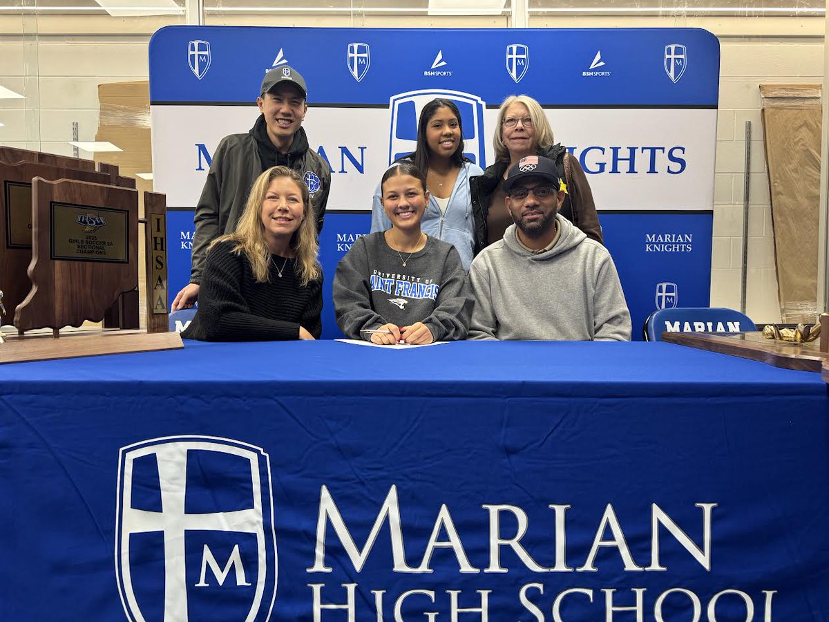 marianhssports's tweet photo. Congratulations to Sydney Reed on her commitment to the University of Saint Francis to continue her academic and athletic career! @USFWSOCCER https://t.co/rc6w16PtGl