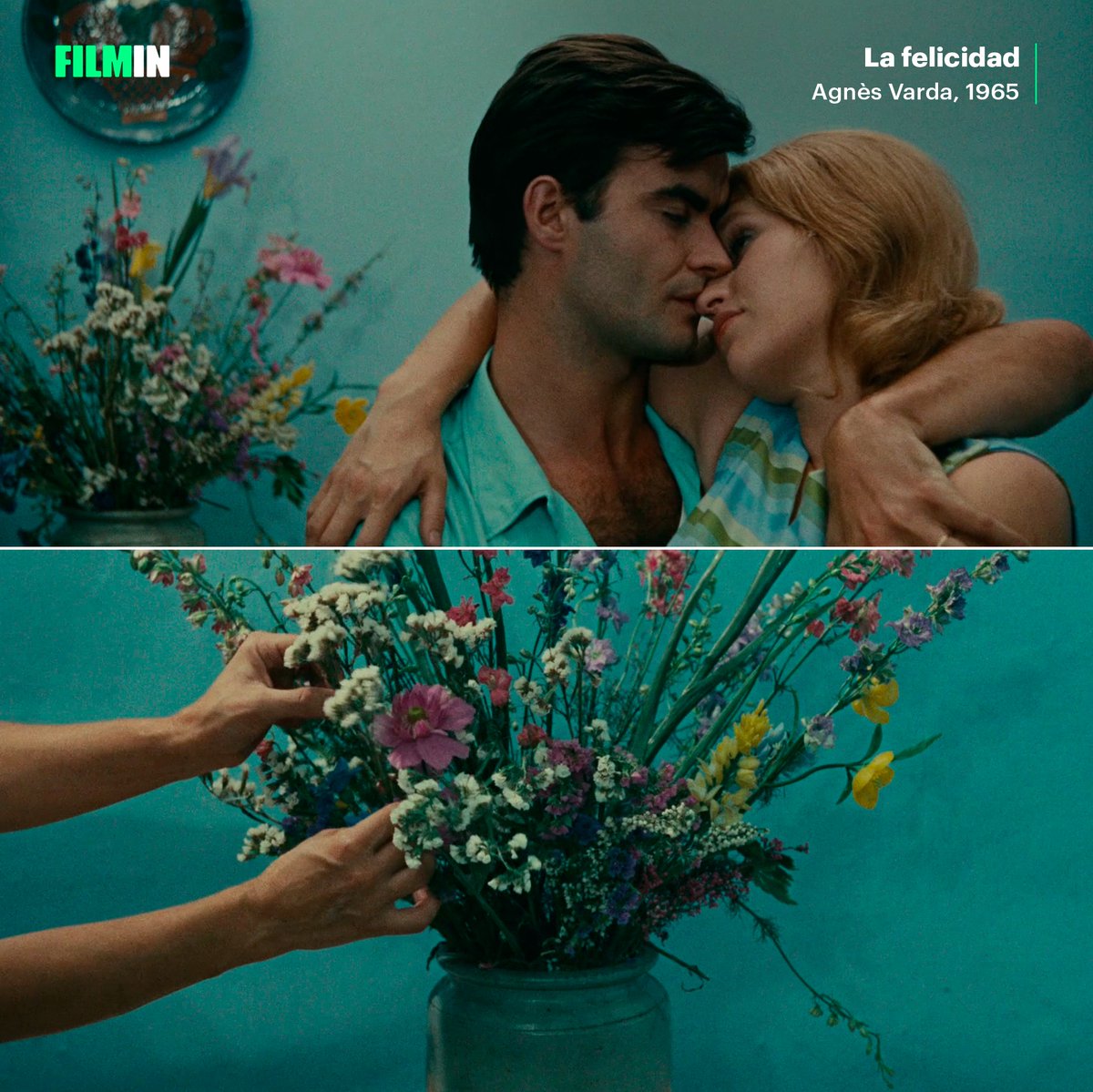 ¿Dónde estarán los besos? Se los han quedao las flores.