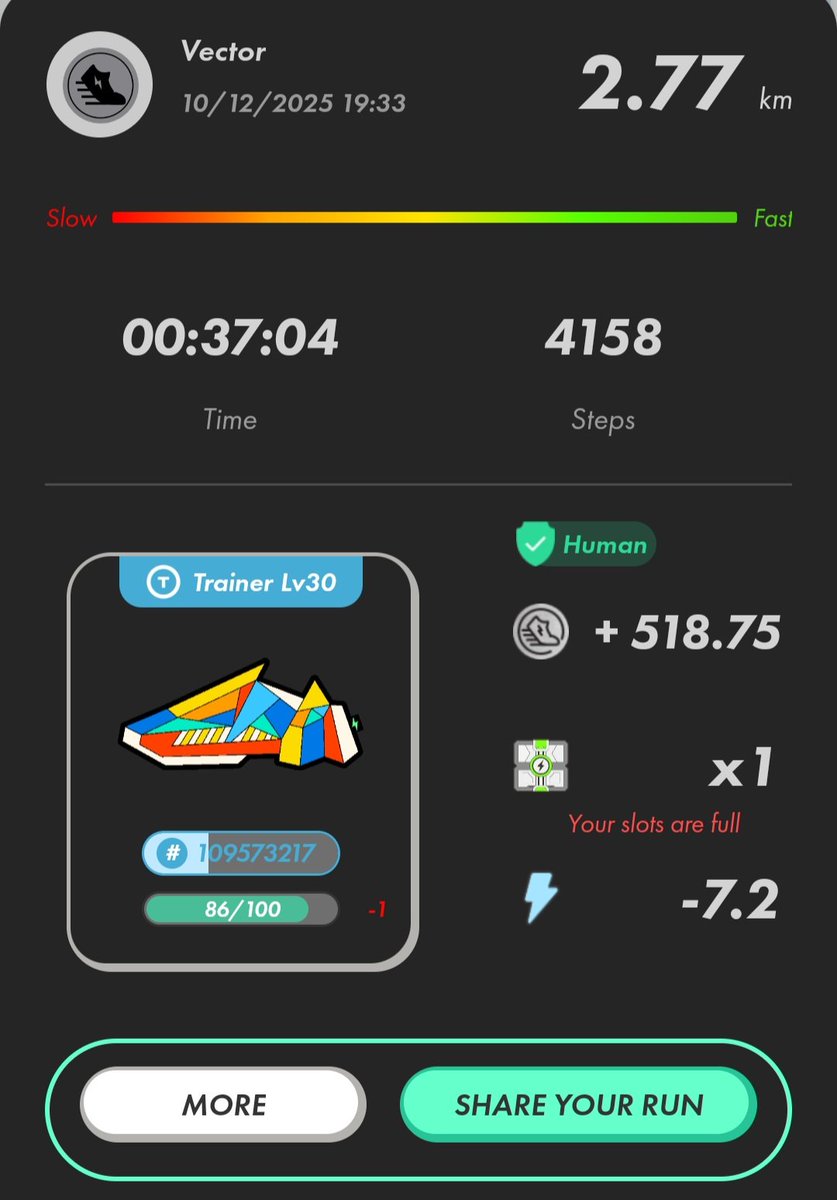 Vector3nn's tweet image. 本日の STEPNGO &amp;amp; OG&amp;amp;Mb4
日課完了❗

さて、明日も頑張ろう😌

今日も1日お疲れ様でした🫡
#STEPN
#STEPNGO