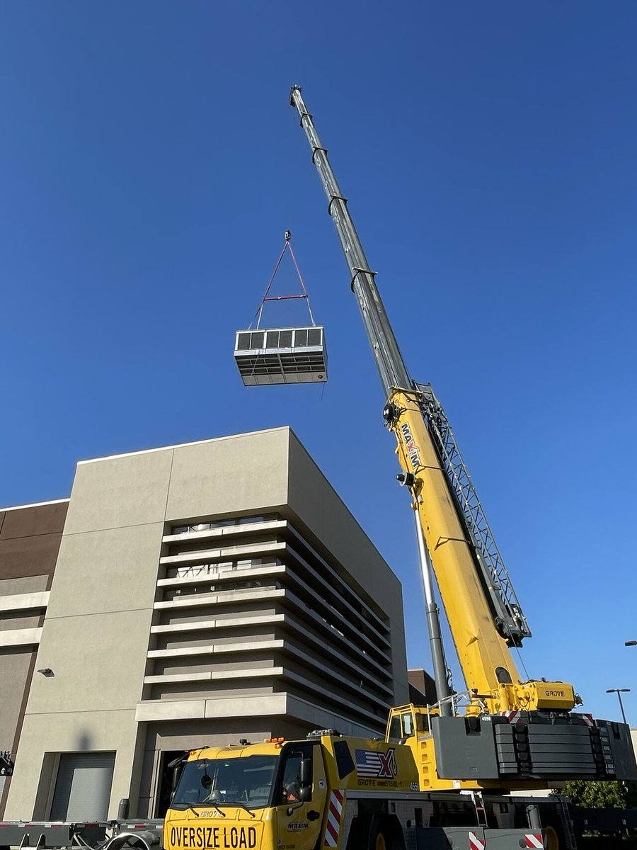Earlier this month, Lawson Mechanical Contractors and Maxim Crane Works, LP joined forces to install multiple EVAPCO AT Towers at Sky River Casino in Sacramento, CA. 

ow.ly/vv7u50X8Jlw

#EVAPCO #Installation #LawsonMechanicalContractors #ATCoolingTower #SkyRiverCasino