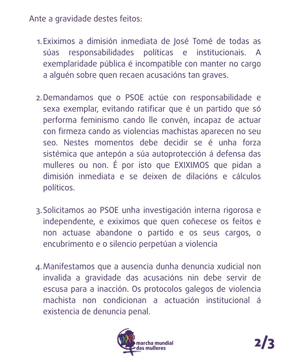 Marcha Mundial Mulleres Galiza tweet media
