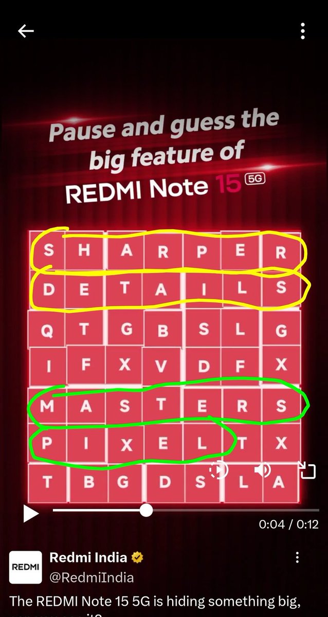 PramitiRana's tweet image. SHARPER
 DETAILS 
MASTERS
 PIXEL #RedmiNote155G @RedmiIndia ✨😍