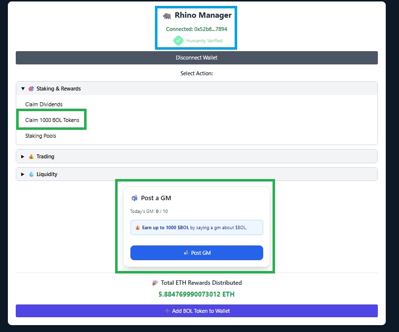 LineaDegenLover's tweet photo. Claim free $BOL tokens & stake them in the  new Staking pools by @BankOfLinea on https://t.co/adVs63rcoh.

Verified Pools
Stake 5,000 $Linea   (26d)       -----|     Earn $BOL
Stake 50$ $Musd  (26d)            -----|     Earn $BOL
Stake 100,000 $Rusty   (10d)  -----|     Earn $Rusty
Stake 50,000 $BOL      (28d)  -----|    Earn   $bveLYNX 
Stake 50,000 $Lynex ( 30d)  -----|      Earn $BOL

Verified Super Pools
In the Verified Super Pools you can only do a small transaction but up to 10 times a day for each pool.
Stake $Rusty  1666/tx*10  (26d)  -----|    Earn $Rusty
Stake $BOL     1666/tx *10(26d)   -----|    Earn $BOL

Unverified Pools
Stake 50,000 $BOL      (10d)  -----|   Earn   $BOL
Stake 100,000 $BOL    (41d)  -----|    Earn   $BOL

How to get free tokens? 
1. Go to https://t.co/adVs63rcoh.
2. Make sure human verififed is green (Bleu box)
3 Say 5times gm earn 500 $BOL tokens, say it 10times get 500 $BOL tokens extra.  You can do this everyday. 

Shout out to: @RustyTokenAI  & @LynexFi for providing extra rewards.
