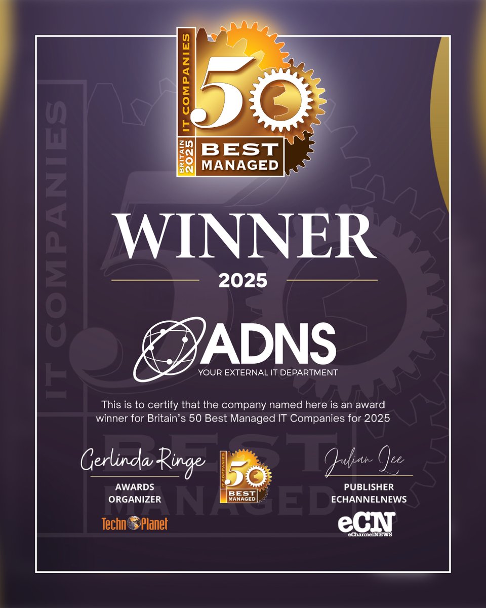 ADNS Group - your external IT department tweet media