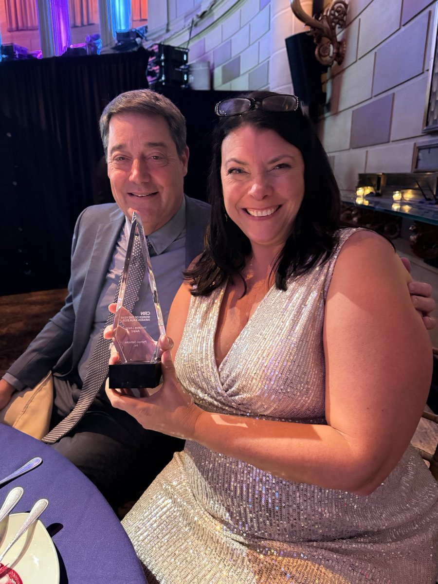 Pythian's tweet image. Big night for #Pythian at the #WOTC Gala! Camila Suvaric won the Inclusive Leader Award for her work building our culture.

We also celebrated our finalists: Brooks Borcherding (#AllyoftheYear), Nouf Alanizi (Rising Star), and Kasia Wakarecy (Hidden Gem). Proud of this team! @CRN