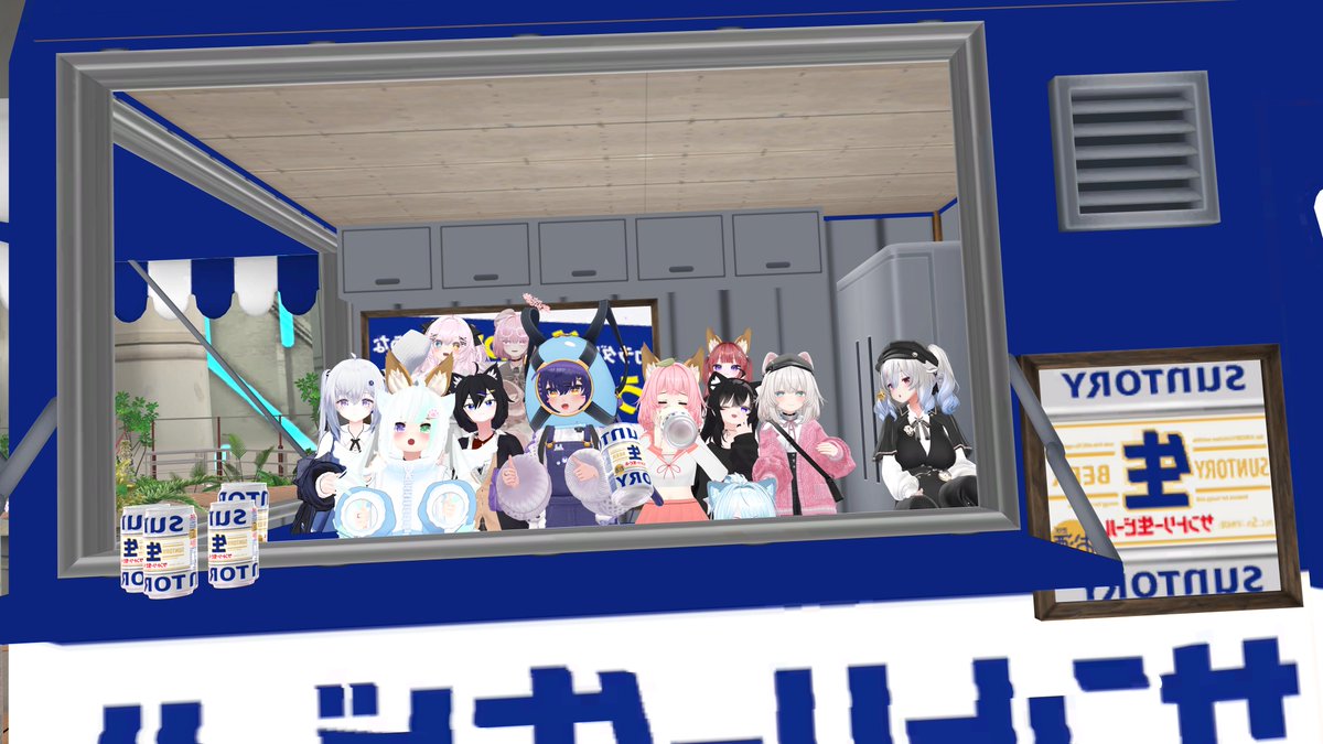 【うしろねこ(*^ω^*)】 遊んで来たฅ(>ω<*ฅ)ﾆｬ #Vket2025Winter