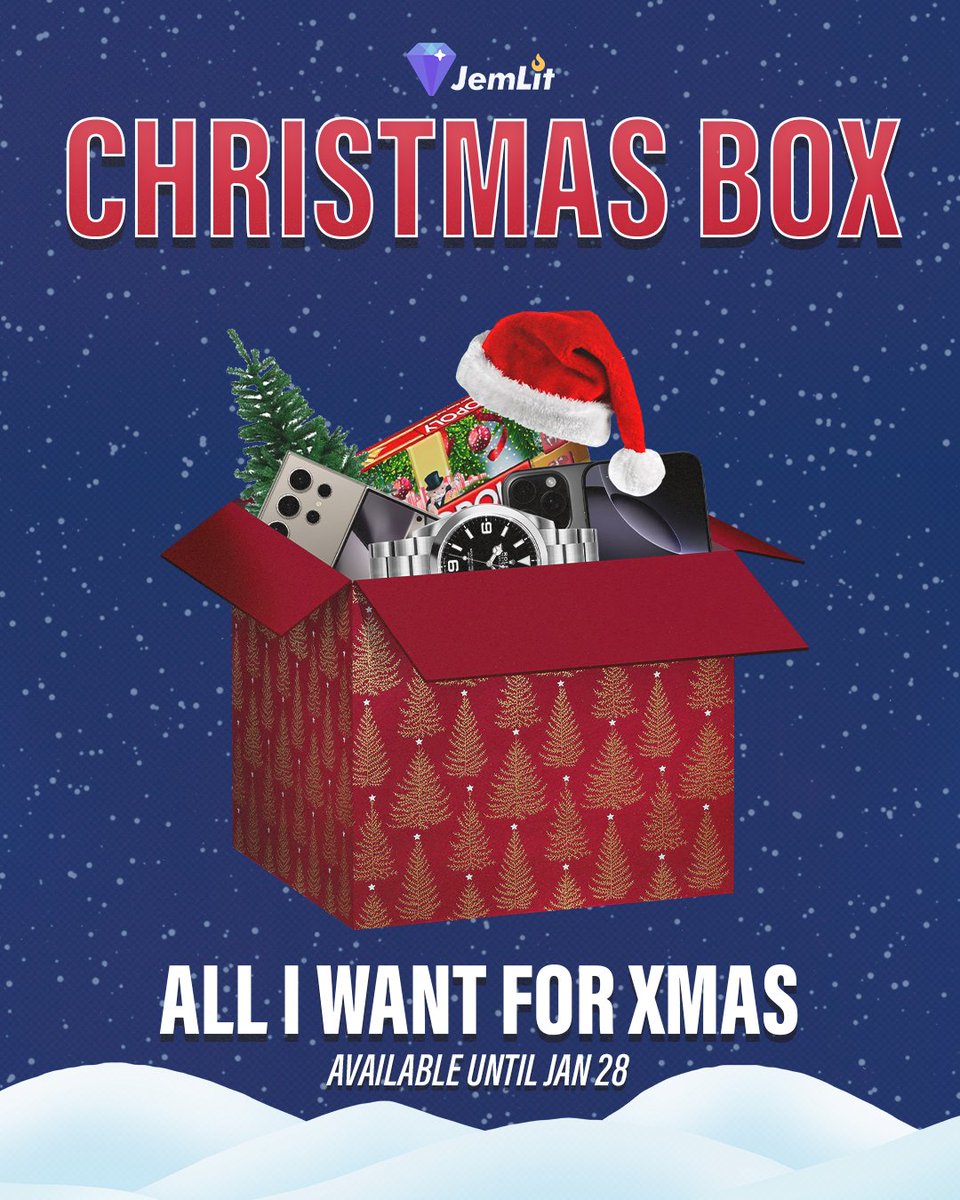 JemlitOfficial's tweet photo. Get everything you want for Christmas and more on JemLit! 🎅

Open up our All I Want For Xmas box and celebrate in style or stock up on gifts for all your friends 🎁
🎄 https://t.co/rtfAKdCakS https://t.co/UjcUo6ceAy
