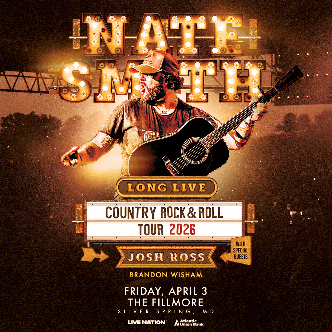 WMZQ's tweet image. Don't miss your chance to WIN A PAIR OF TICKETS to see Nate Smith at @FillmoreSS on April 3rd! 🎟️

Enter Below ⬇️
ul.ink/1PDEQF

#NateSmith #TheFillmore #WinTickets