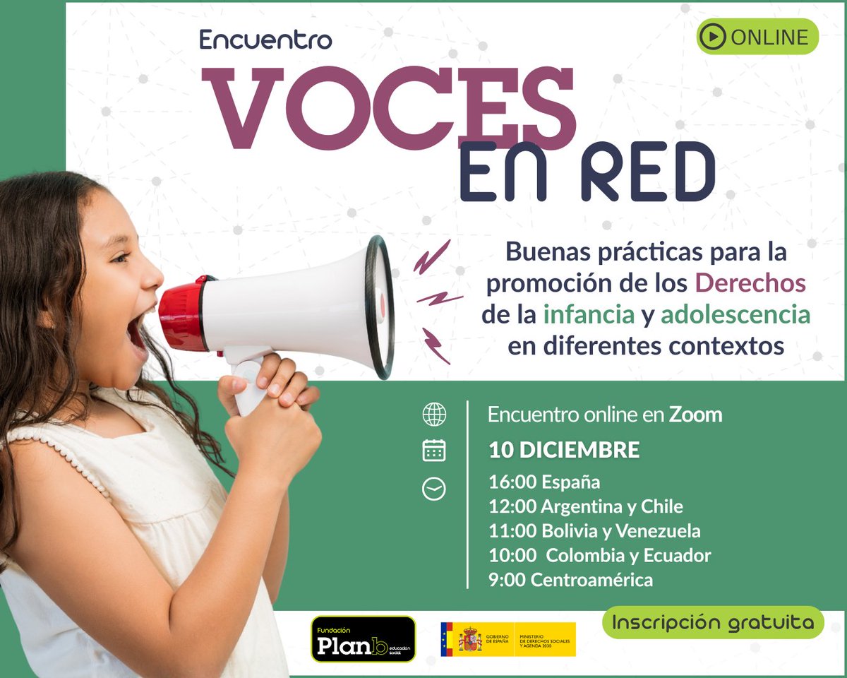 ¡Ya estamos en directo en el encuentro online #VocesEnRed! 📣

Puedes conectarte aquí: us06web.zoom.us/j/89101192222?…