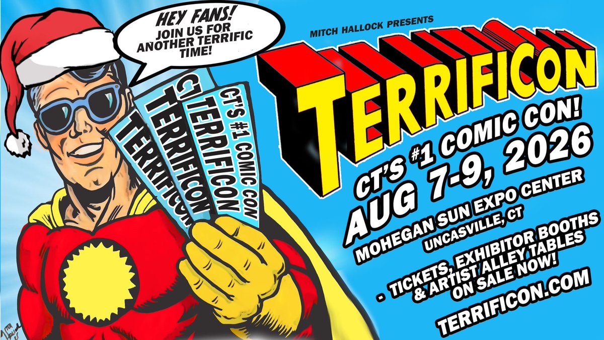 ItsTerrifiCon's tweet image. TERRIFICON Tickets make great holiday gifts! Get yours at @awyeahcomicsny @boomtubecomics @cavecomics @mohegansun arena box office or online - see our website for details #tickets #comicon #terrificon