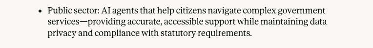 CONSULTANTS 2005: "We'll put your complex gvmnt services on the interwebs."

'15: "We'll put your complex gvmnt services in The Cloud."

'25: "We'll build agents so ppl can actually use the impossible-to-navigate complex government services we built." anthropic.com/news/anthropic…