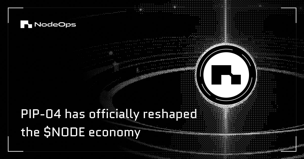 PIP-04 has officially reshaped the $NODE economy ✅

$NODE now operates under a fully automated weekly burn cycle where burns consistently outweigh mints.

The network is structurally deflationary.

Here’s what this new era means:
→ Protocol revenue now converts directly into