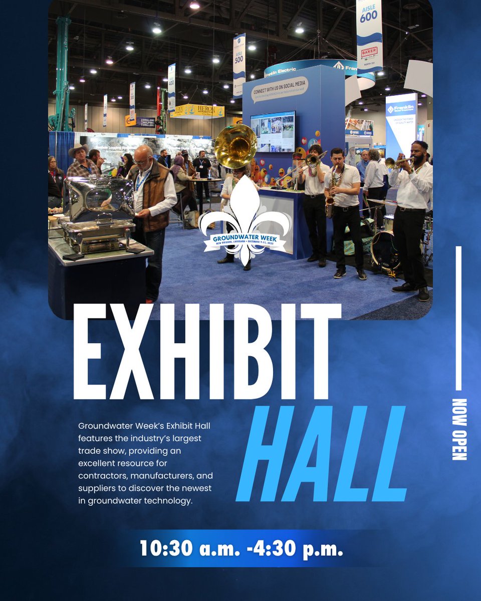 The Exhibit Hall is in full swing! 🎉 With 300+ exhibitors on the floor, there’s no better place to connect, explore new tech, and see the latest innovations shaping the groundwater industry. Come stop by and discover what’s new! @irrigationassociation #GWW25