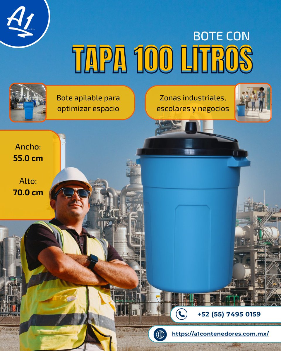 🏙️ En la vía pública o en tu hogar, evita los residuos.

🚮 Haciendo uso del #bote de #basura azul, evita la propagación de gérmenes, virus y bacterias dentro y fuera de tu hogar.

☎️ Contáctanos al (56) 4770 2022
📲 WhatsApp 55 7495 0159
💻 Visítanos en f.mtr.cool/ykjpbelgvz
