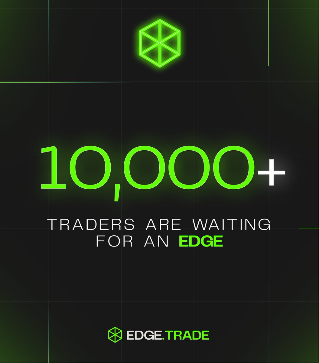 10,000+ traders want more than a Terminal.
They want an Edge.

Join them in the waitlist👇