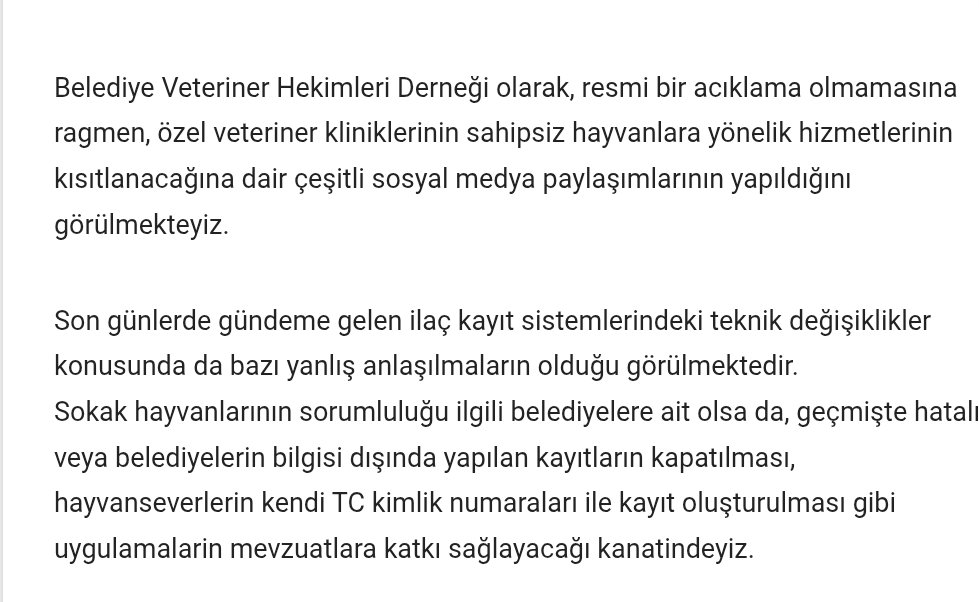 bVHd- BELEDİYE VETERİNER HEKİMLER DERNEĞİ tweet media