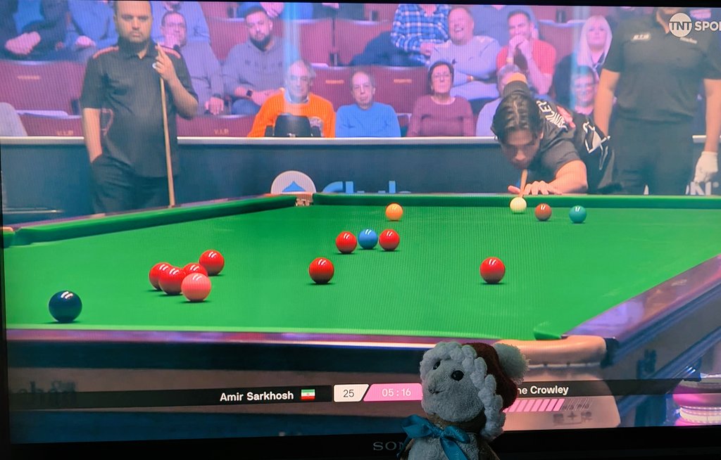 SnookerLoopyOwl's tweet photo. Sheffield enjoying today's very special episode feat. #RobWatch, #NedzlaWatch, #GillyWatch, #BobWatch, #GerWatch and #JohnAndPamWatch 

@RobJF24 @nedzlic @Mayosnookerfan https://t.co/tDVVoNG1gV