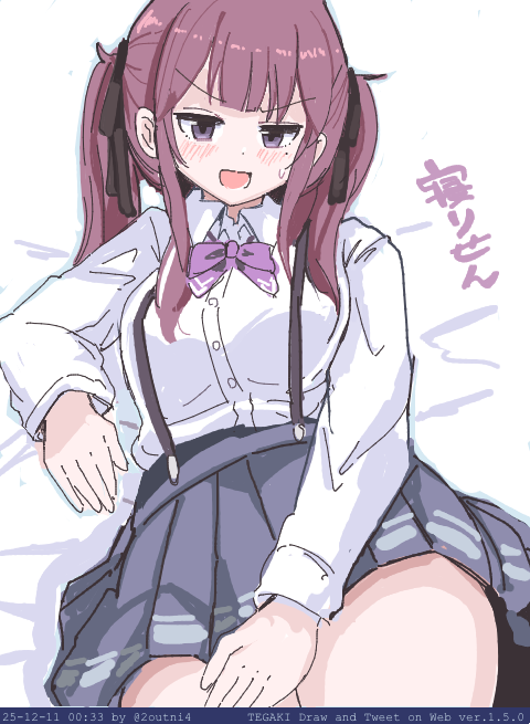 「寝そべるかりせん ねりせん #夏色花梨 #tegaki_dt」|24のイラスト