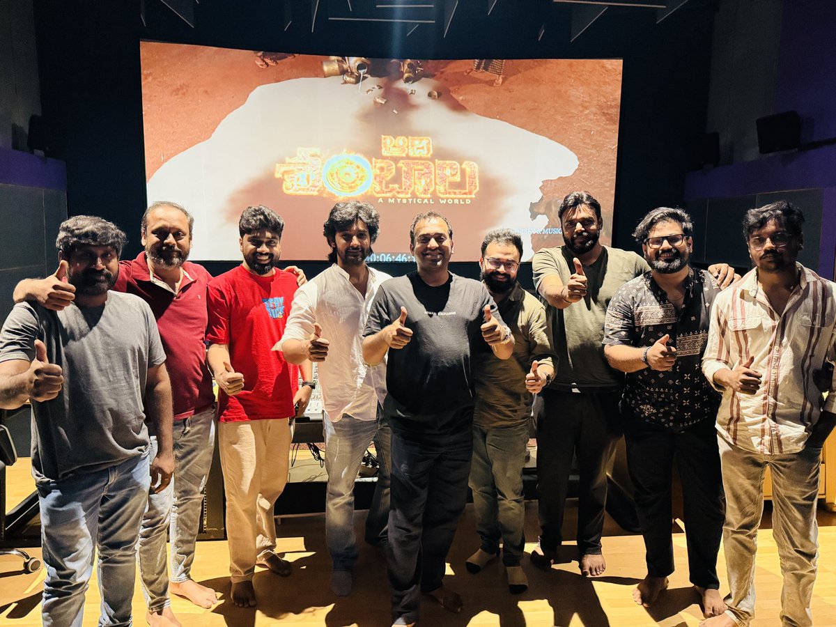 Final mix done 👍 Team #Shambhala <a href="/SricharanPakala/">Sricharan Pakala</a> <a href="/ugandharmuni/">Ugandhar Muni</a> GET READY TO EXPERIENCE THE WORLD OF SHAMBHALA FROM DEC 25 💥